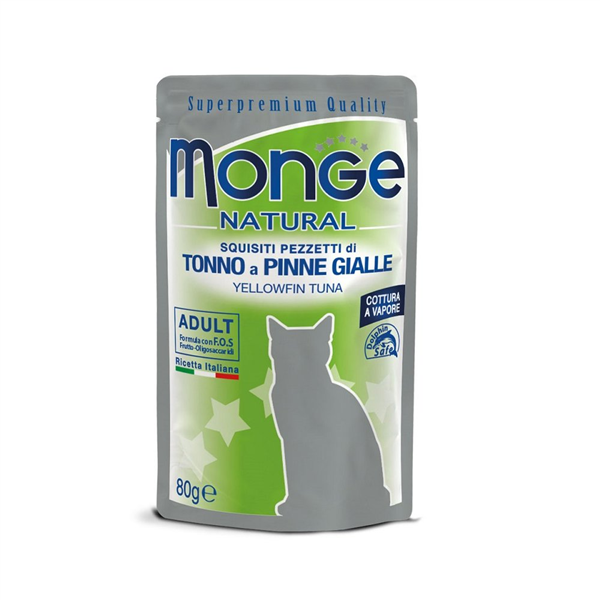 NATURAL 80G TONNO E PINNE GIALLE