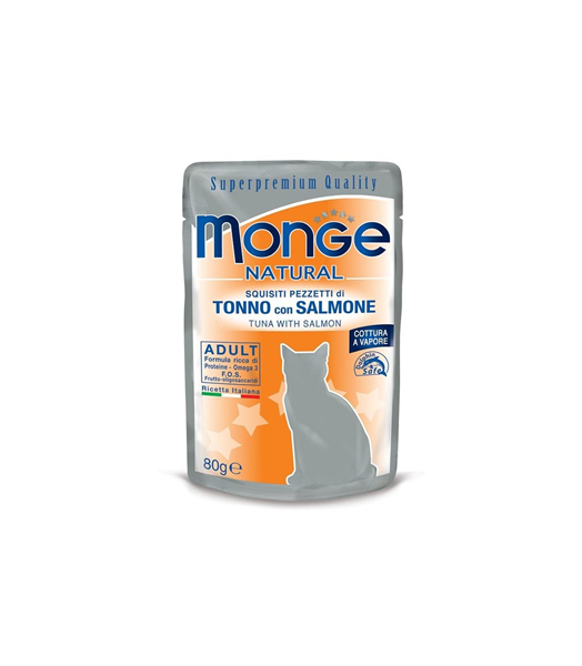 NATURAL 80G TONNO E SALMONE