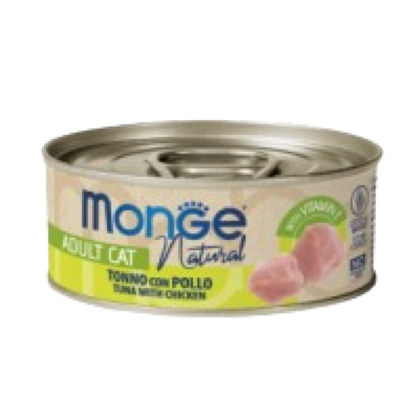NATURAL TONNO CON POLLO 80GR