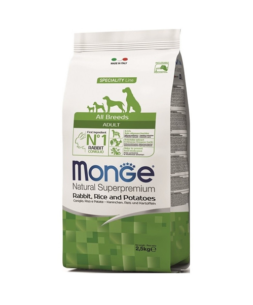 ADULTO 2,5KG CONIGLIO RISO E PATATE