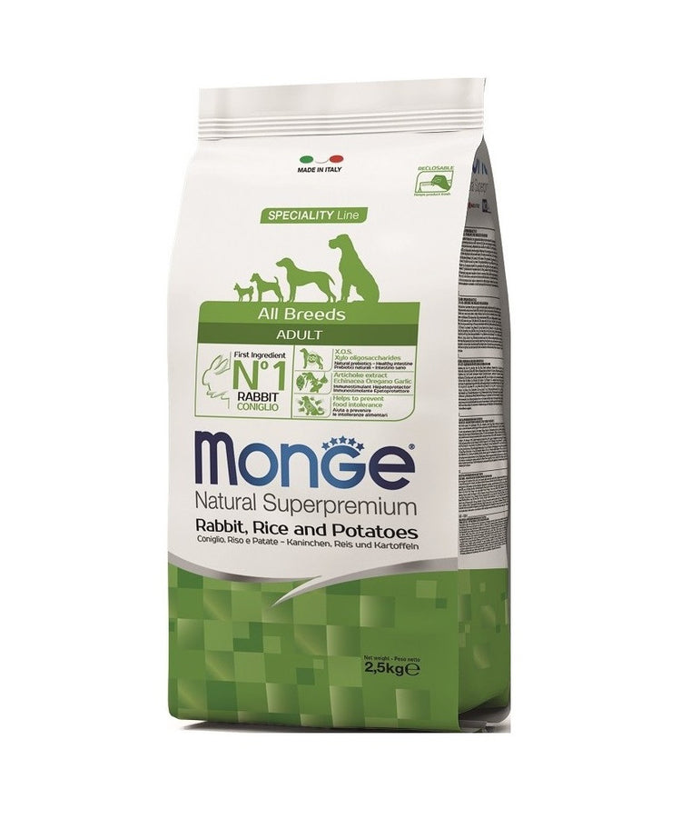 Adulto 2,5kg Coniglio Riso E Patate