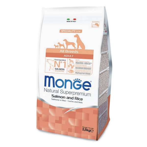 MONGE 2,5KG AB ADULTO SALMONE