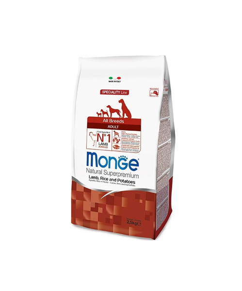 MONGE 2,5KG AB ADULTO AGNELLO E PATATE