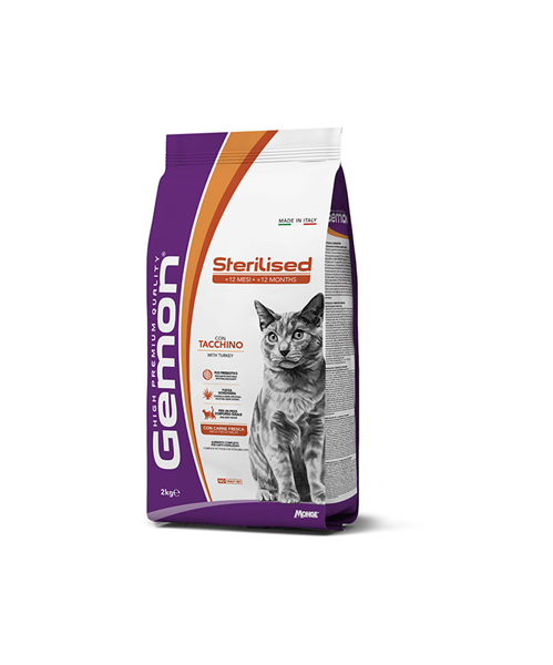 GEMON 7KG STERILIZZATO TACCHINO