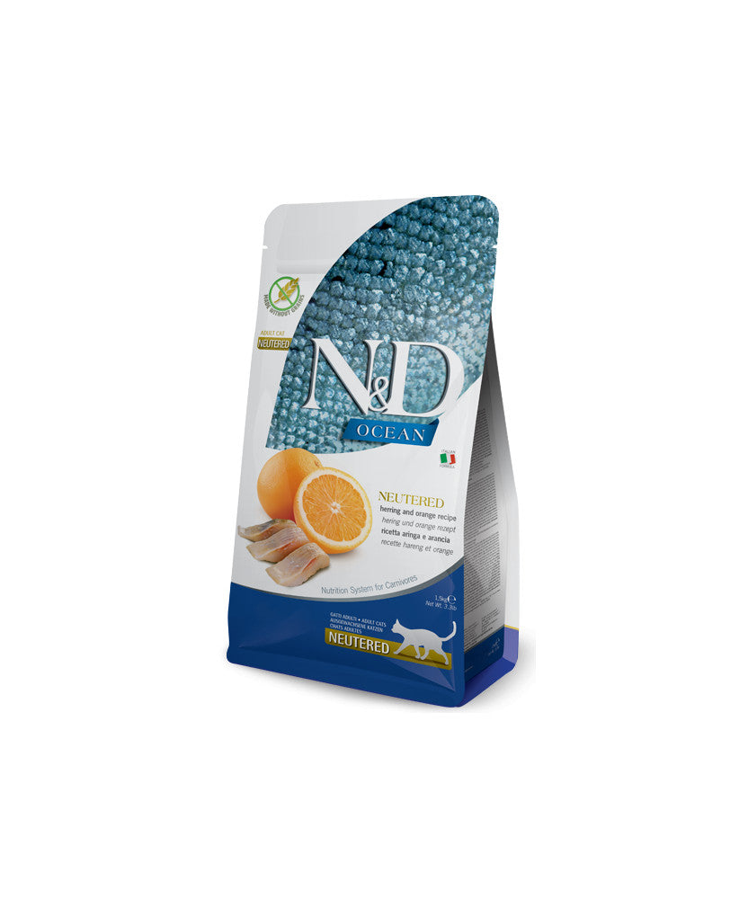 N&d Ocean Gatti Sterilizz. Aringa 5kg