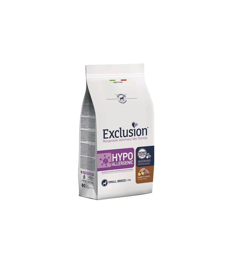 Exclusion 2kg Small Coniglio E Patate