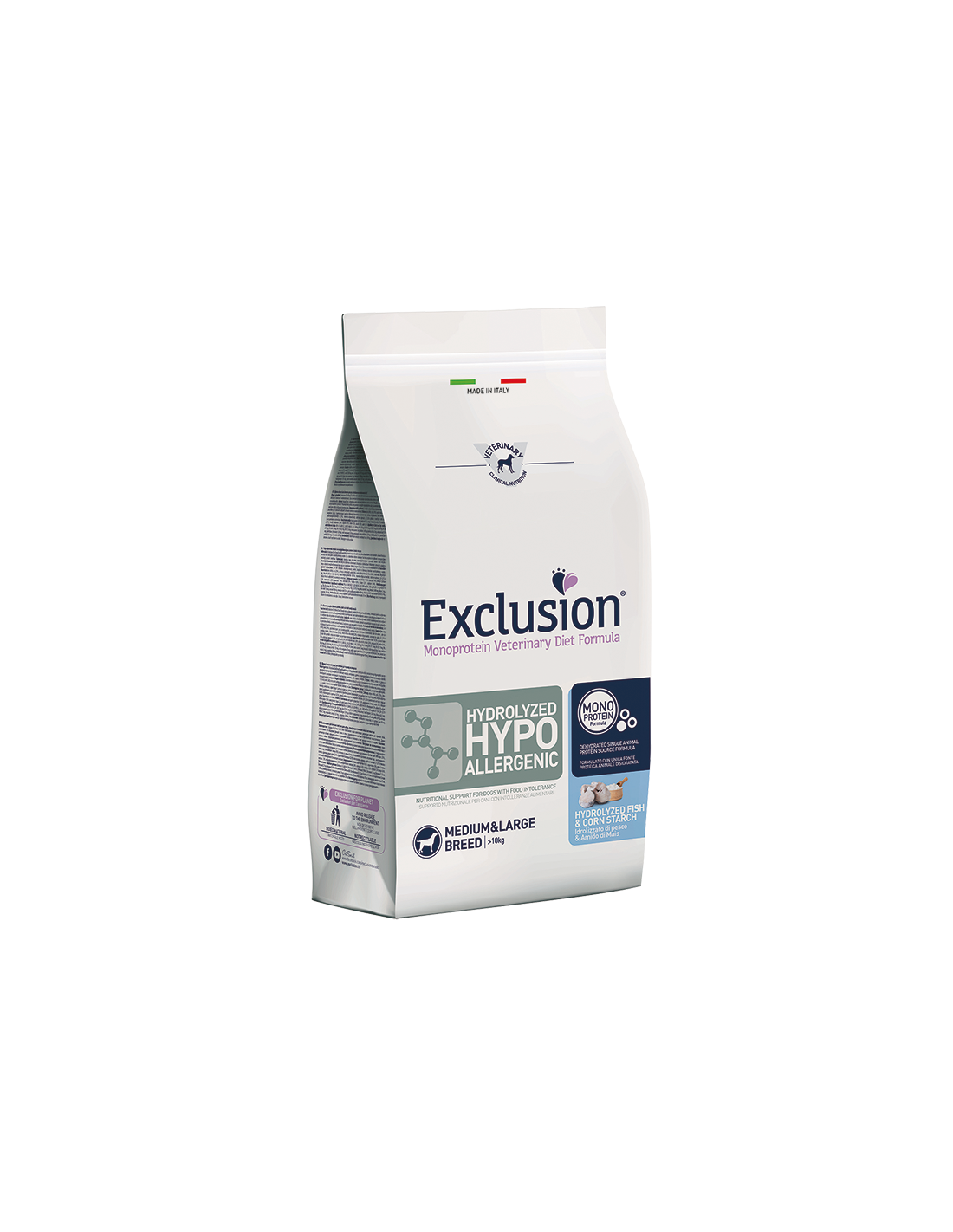Exclusion Hydro 12kg Pesce E Amido
