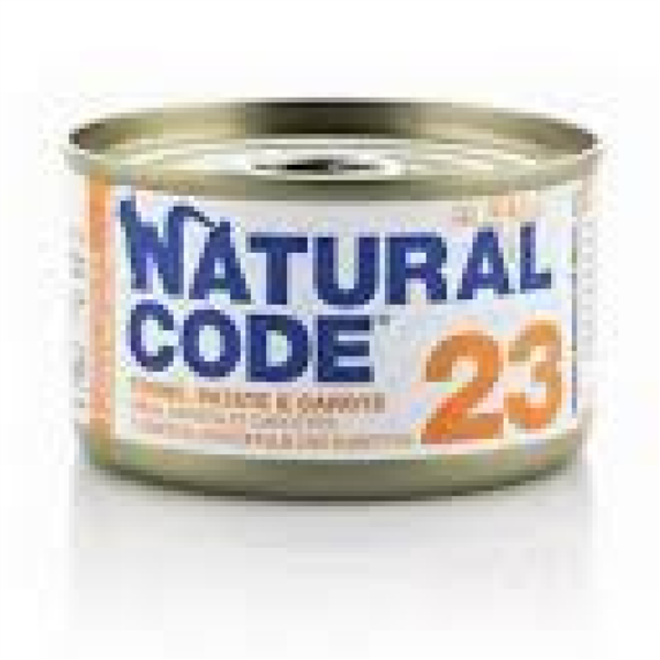 NAT. CODE 85GR TONNO, PATATE E CAROTE