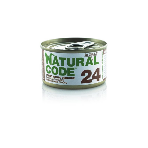 NAT.CODE 85 GR TONNO MANZO E VERDURE