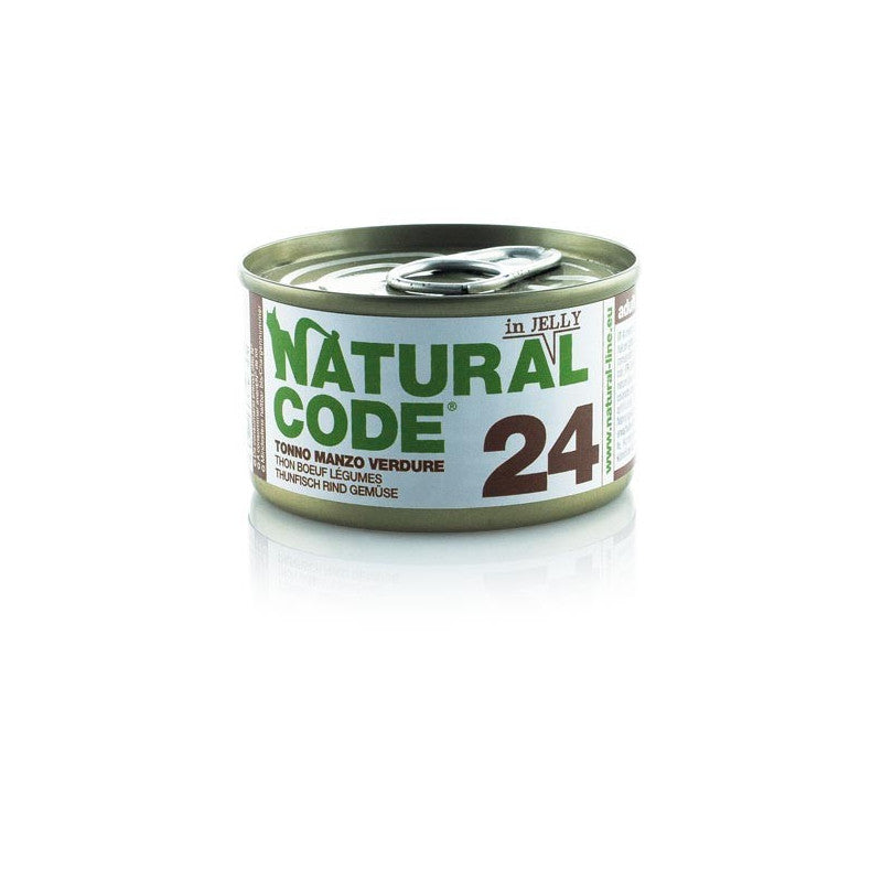 NAT.CODE 85 GR TONNO MANZO E VERDURE