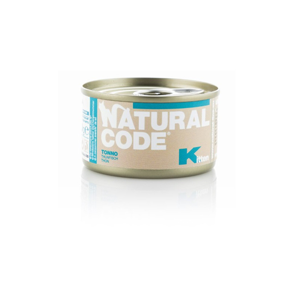NATURAL CODE SCATOLE KITTEN TONNO 85GR