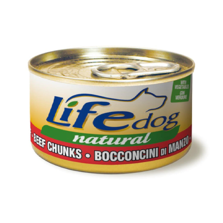 Life Cat 90gr Bocconi Di Manzo Con Verdu