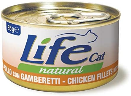 LIFE CAT 85GR POLLO CON GAMBERI
