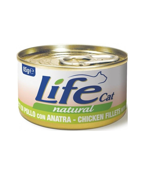 LIFE CAT 85 GR FILETTI DI POLLO E ANATRA