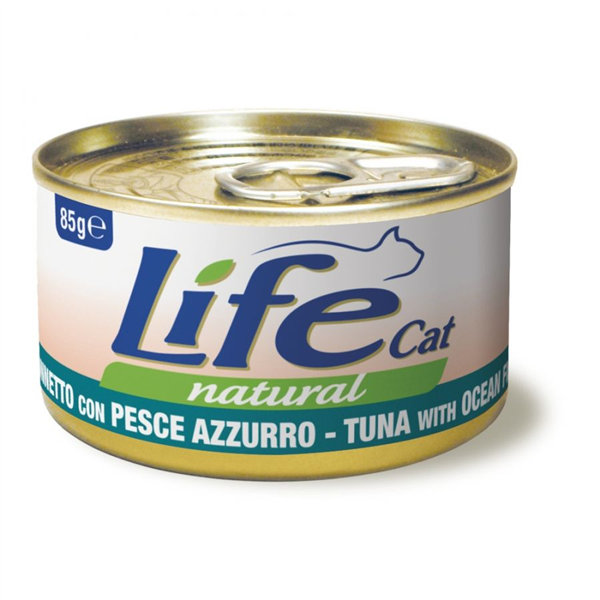 LIFE CAT 85GR TONNO E PESCE AZZURRO