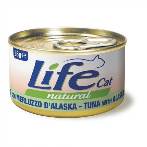 LIFE CAT 85 GR TONNO E MERLUZZO ALASKA