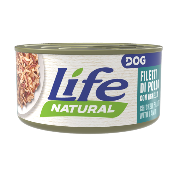 LIFE DOG 90GR FILETTI DI POLLO E AGNELLO