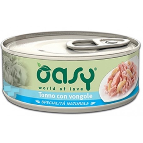 OASY LATTINA 150GR TONNO E VONGOLE PROM