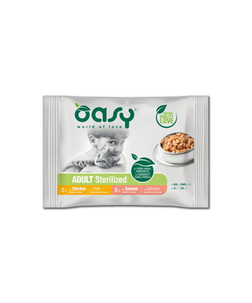 MULITPACK ADULTO POLLO/SALMONE
