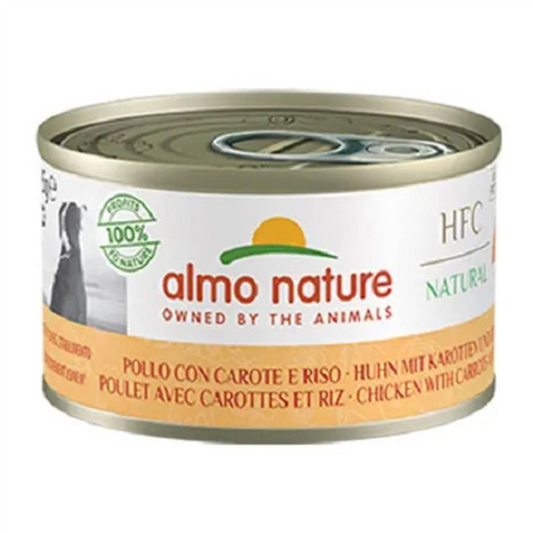 NATURAL HFC 95GR POLLO CAROTE E RISO