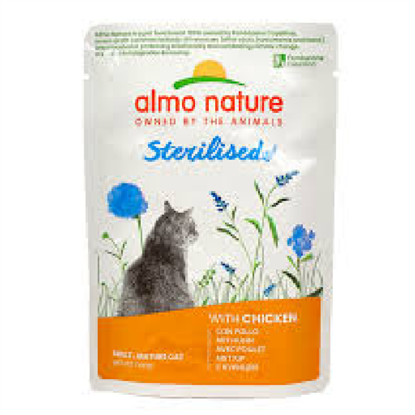 STERILIZED 70 GR POLLO BUSTINE