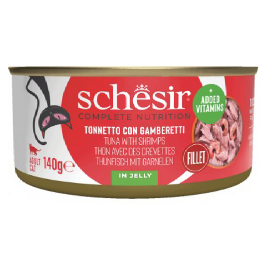 SHESIR CAT 140GR JELLY TONNO E GAMBERI