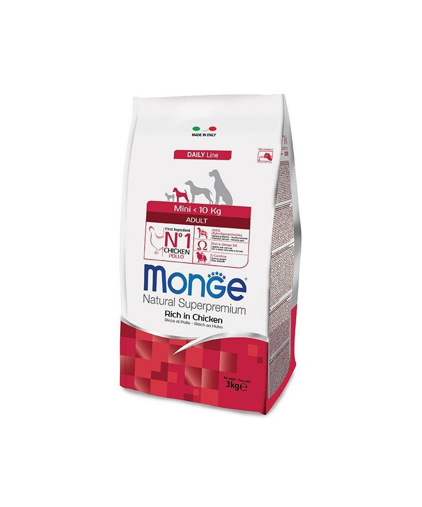 Monge 3kg Mini Adulto Pollo