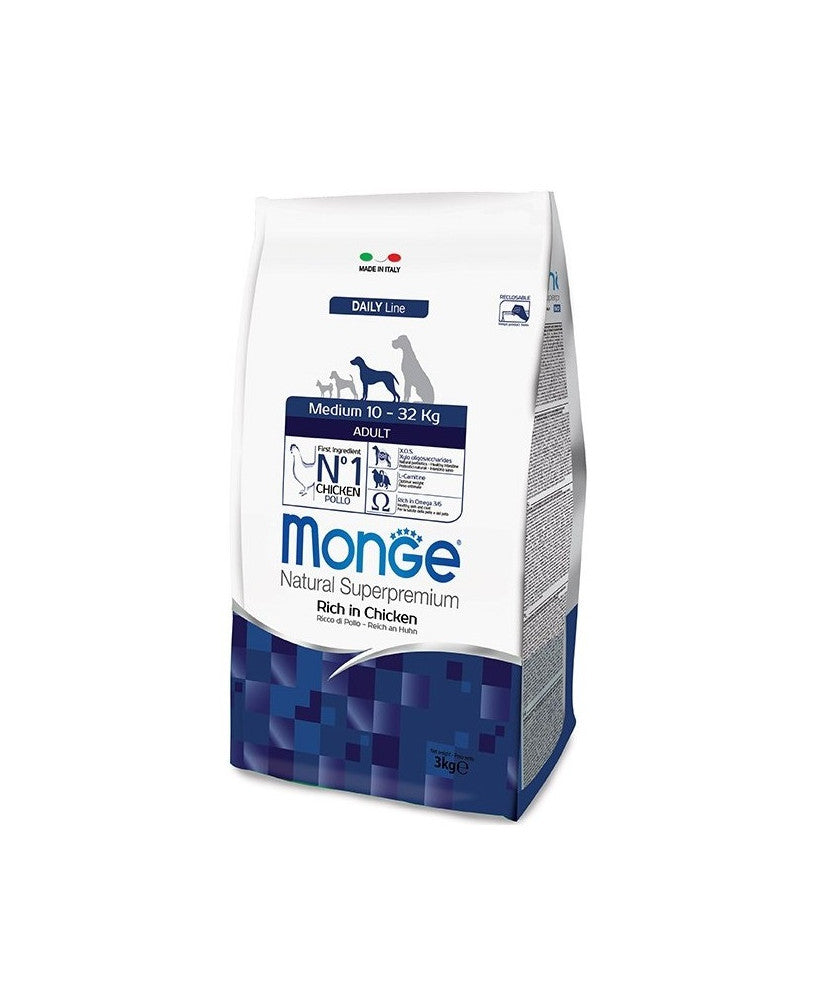 Monge 3kg Medium Adulto Pollo
