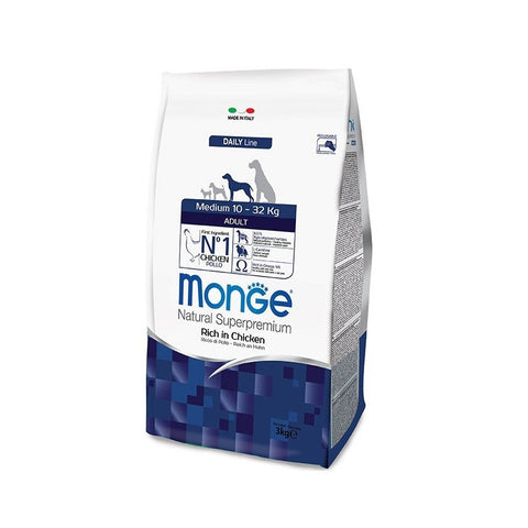 Monge 3kg Medium Adulto Pollo
