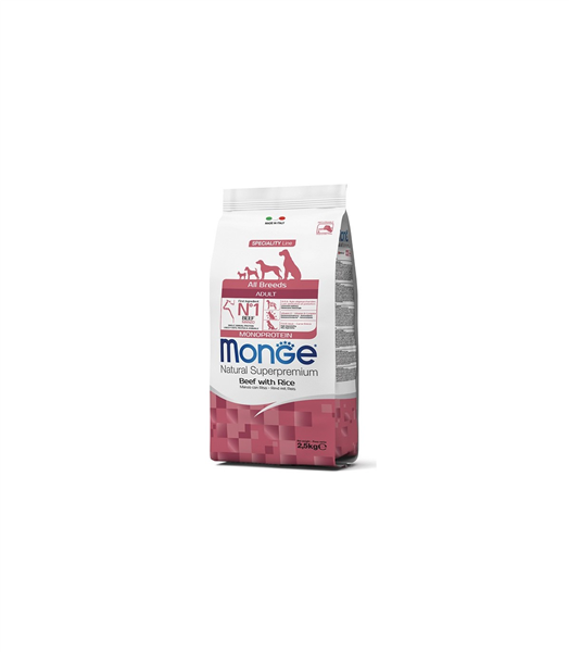 MONGE 2,5KG ALL BREEDS MANZO