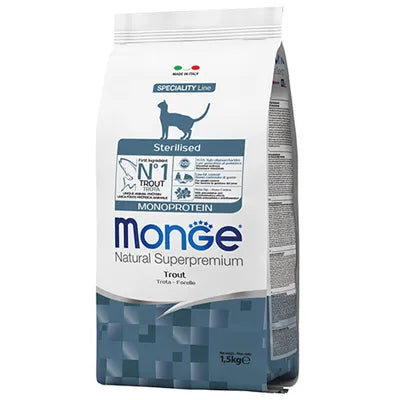MONGE 1,5KG STERILISED TROTA