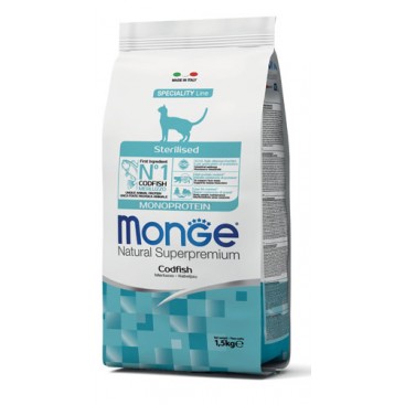 MONGE 1,5KG STER. MERLUZZO