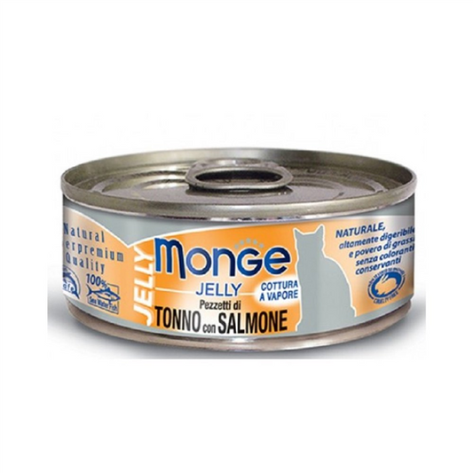 SCATOLETTA 80GR JELLY TONNO E SALMONE