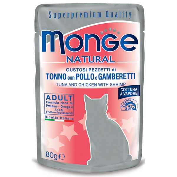 NATURAL 80G TONNO, POLLO E GAMBERI