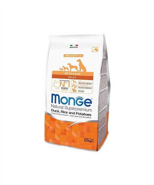 MONGE 2,5KG ALL BREEDS ANATRA E PATATE