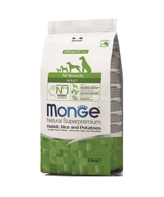 Adulto 2,5kg Coniglio Riso E Patate