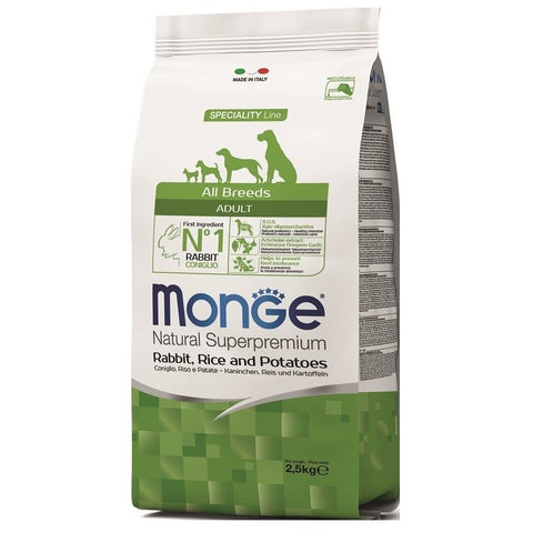 Adulto 2,5kg Coniglio Riso E Patate