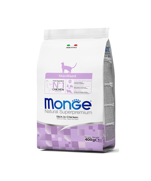 MONGE 400G STER. POLLO