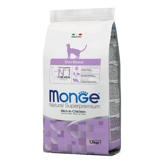MONGE 1,5KG STER. POLLO