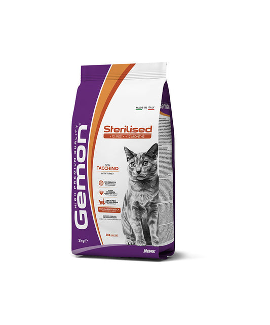 Gemon 7kg Sterilizzato Tacchino