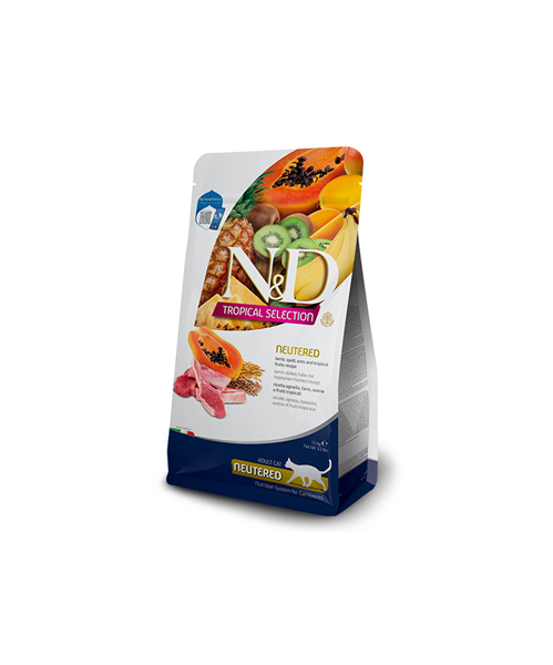 N&D TROPICAL GATTI STER. AGNELLO 300GR