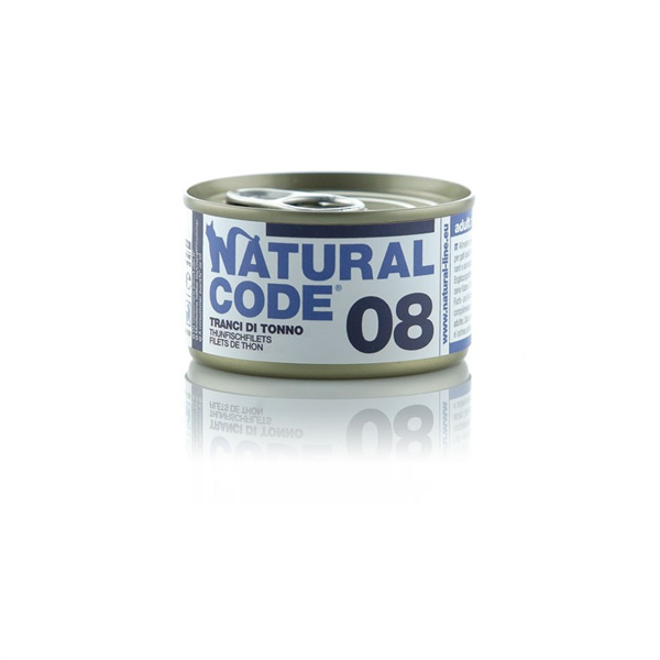 NATURAL CODE SCATOLETTE 85GR TRAN, TONNO