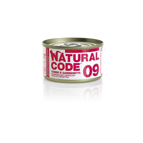 NATURAL CODE 85 GR TONNO E GAMBERETTI