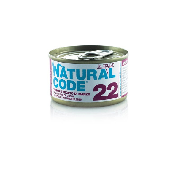 NAT.CODE 85GR TONNO E FEGATO MANZO