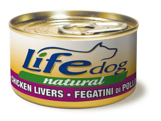 LIFE DOG 90GR FEGATINI DI POLLO