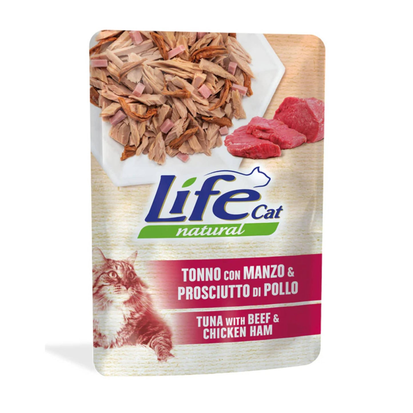 Tonno, Manzo E Prosciutto 70g Busta
