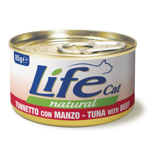 Life Cat 85 Gr Tonno Con Manzo