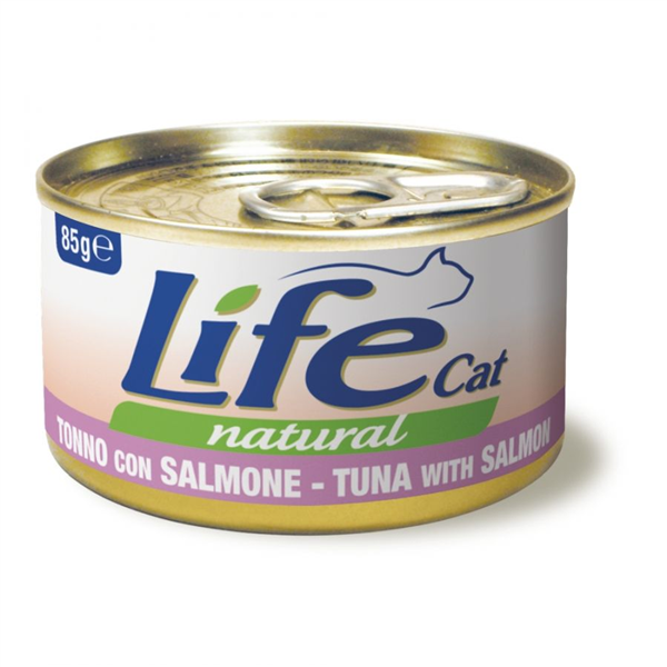 LIFE CAT 85GR TONNO CON SALMONE