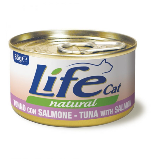 LIFE CAT 85GR TONNO CON SALMONE