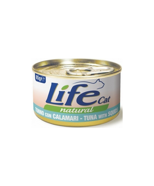 LIFE CAT 85GR TONNO CON CALAMARI